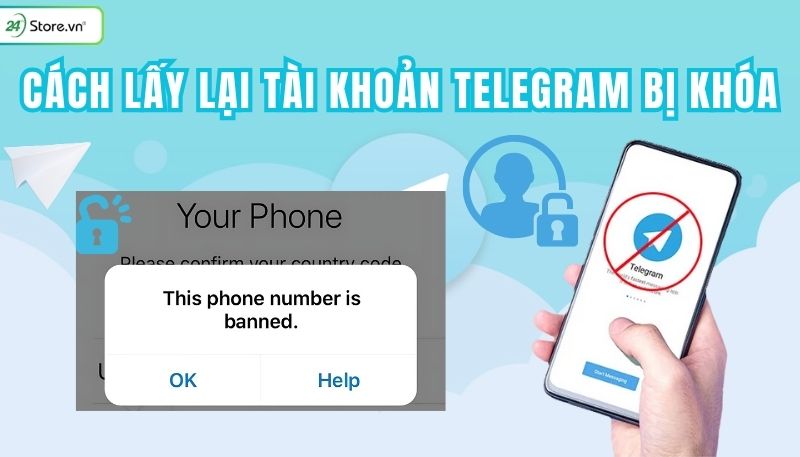 Cách lấy lại tài khoản Telegram bị khóa