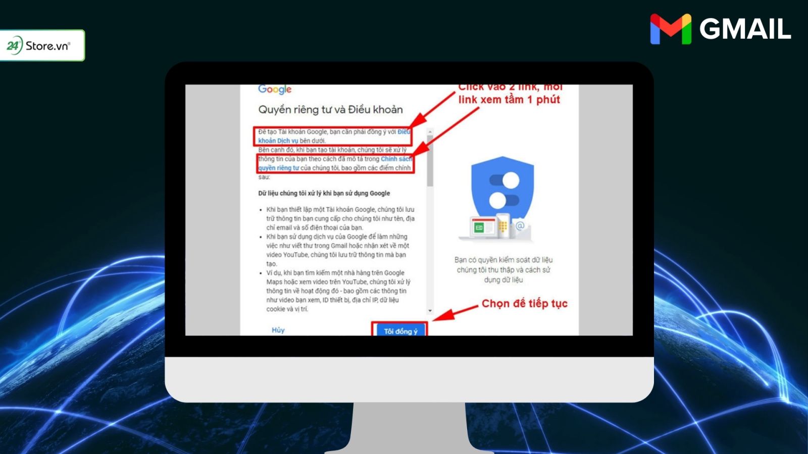 tạo gmail không cần số điện thoại trên máy tính