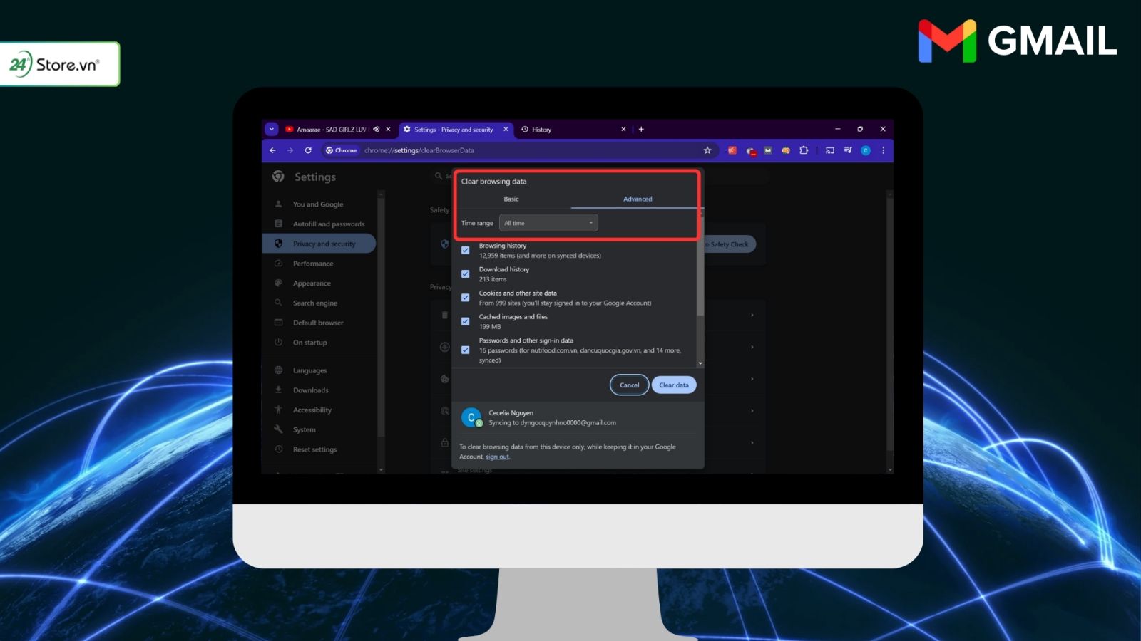 tạo gmail không cần số điện thoại trên máy tính