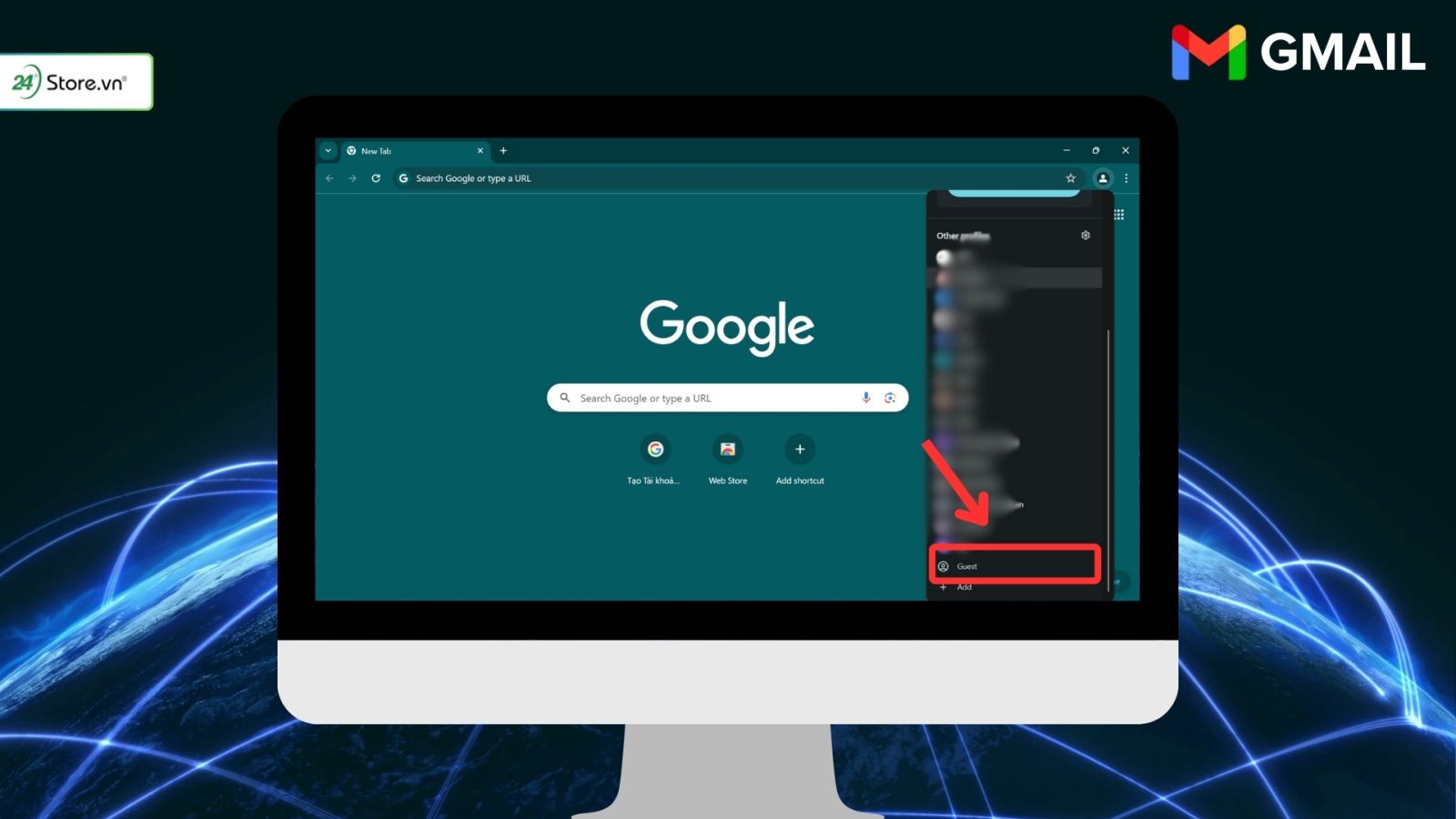 tạo gmail không cần số điện thoại trên máy tính