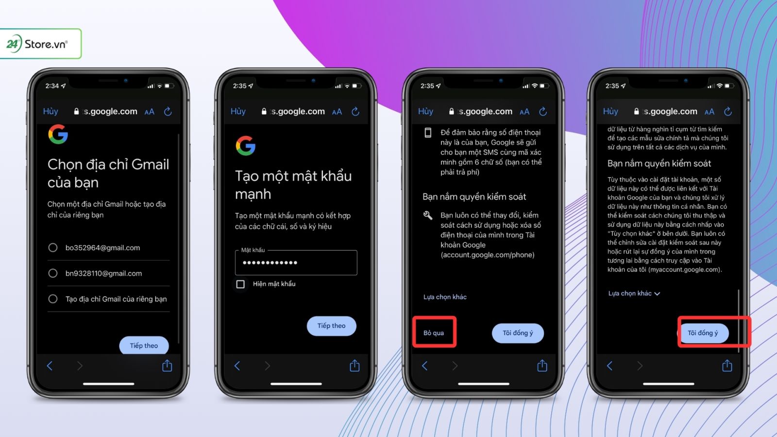 tạo gmail không cần số điện thoại trên điện thoại