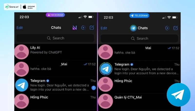 Cách mở chặn hiển thị nhóm chat Telegram nhanh