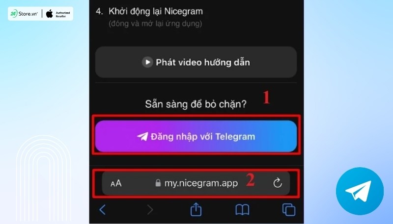 Cách mở chặn hiển thị nhóm chat Telegram nhanh