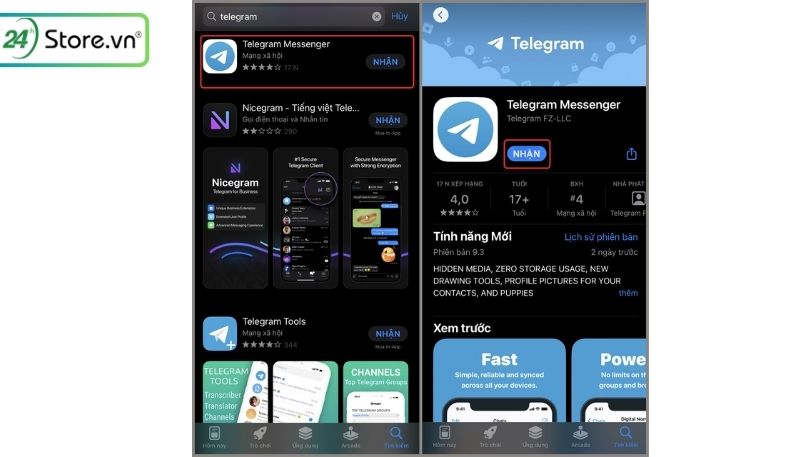 Tai Telegram ve dien thoai may tinh