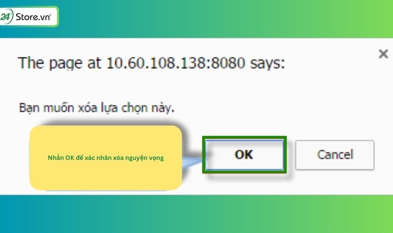 xóa nguyện vọng đại học