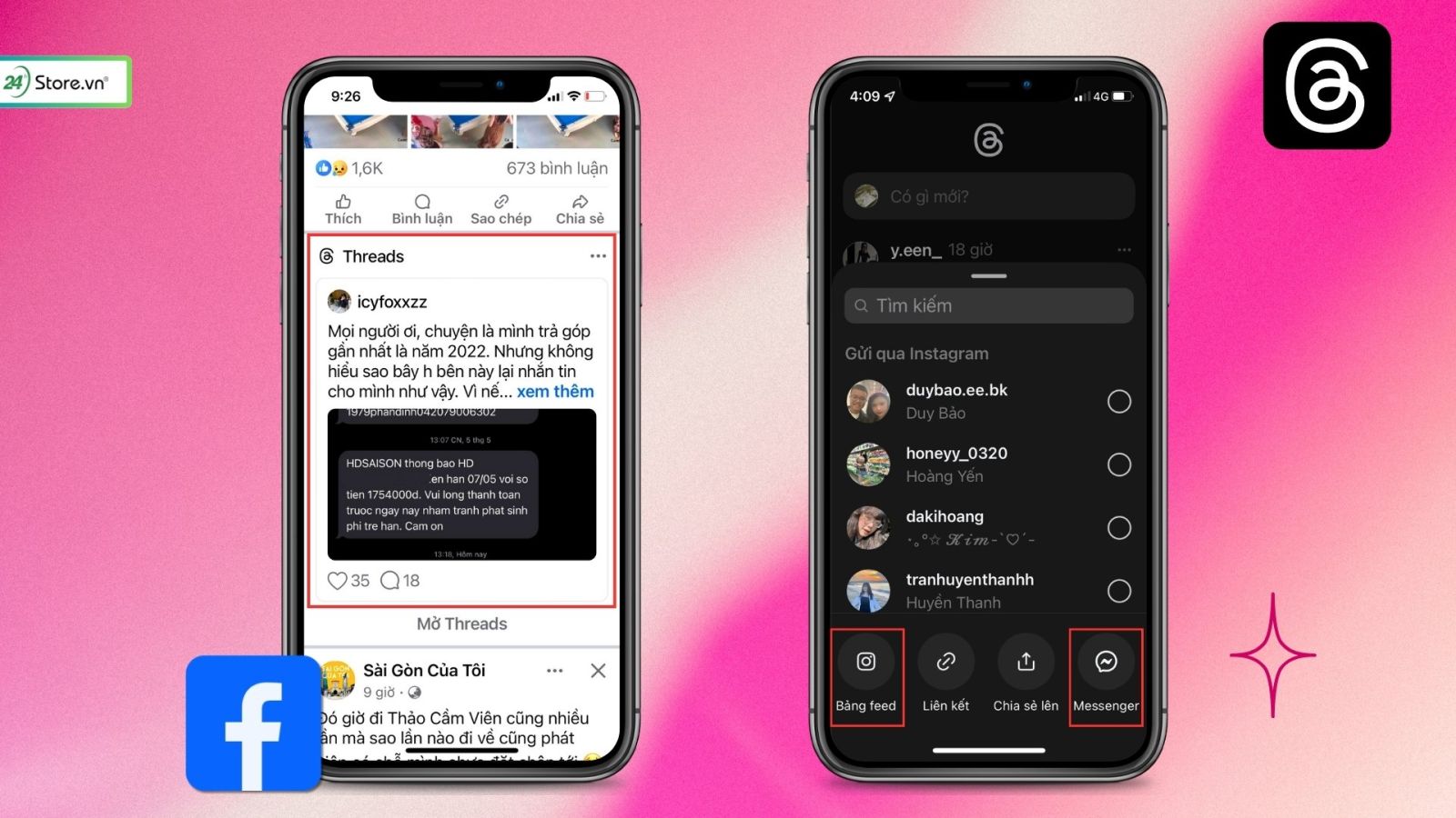 threads là gì liên kết với tài khoản Instagram