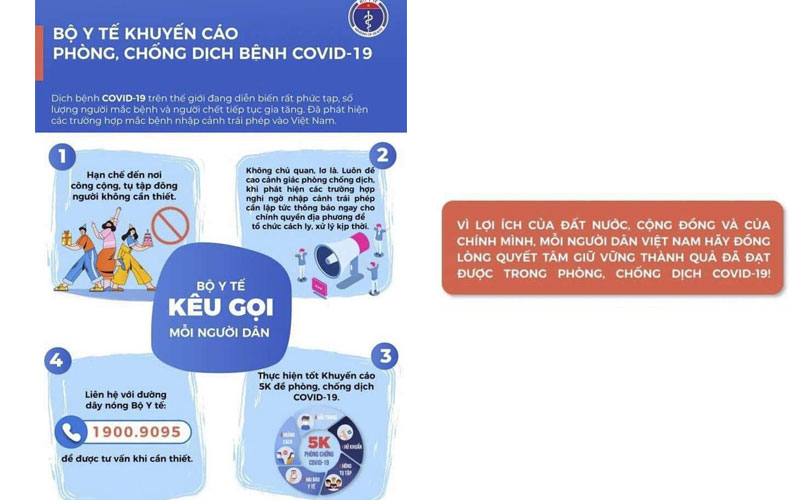 khuyen cao cua bo y te