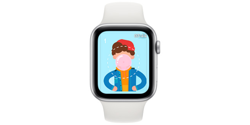trò bubblegum hero trên apple watch