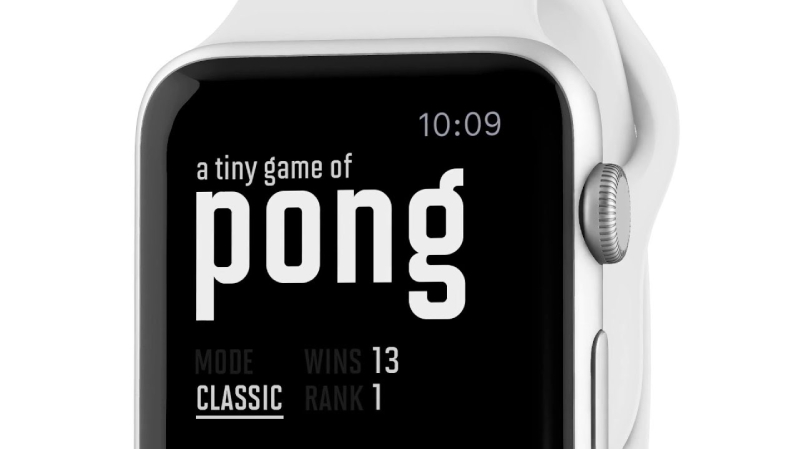 game pong cho apple watch