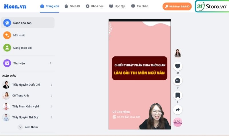 moon web học online miễn phí