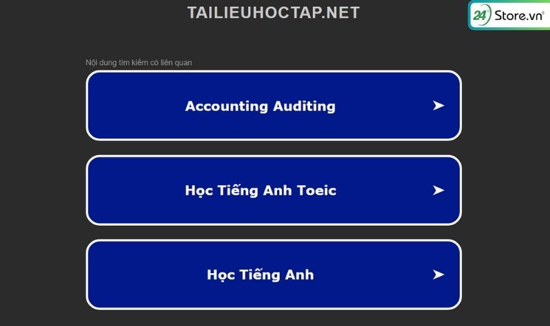 tài liệu học tập online