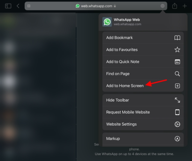 WhatsApp trên iPad
