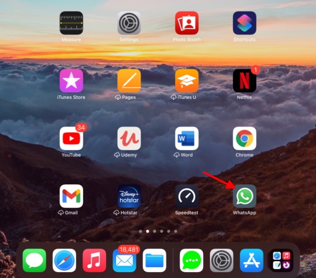 WhatsApp trên iPad