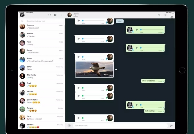 WhatsApp trên iPad
