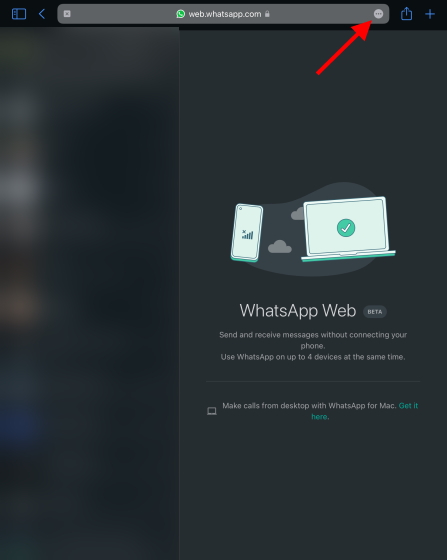 WhatsApp trên iPad