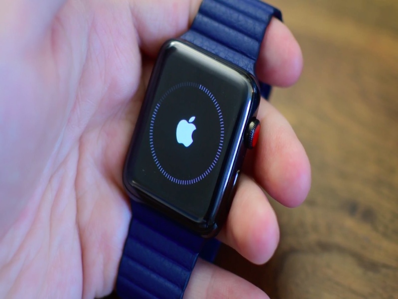 cách xoá tệp cập nhật trên màn hình apple watch