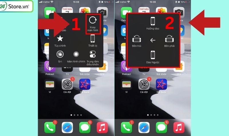 tắt xoay màn hình iphoen 14 pro max
