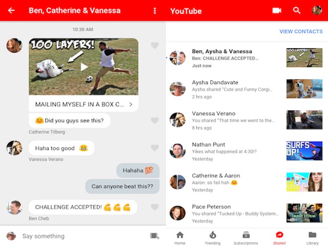 YouTube them tinh nang tro chuyen vao ung dung Android và iOS hinh anh 1