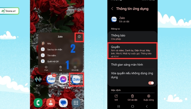 cách khắc phục zalo bị chặn tìm quanh đây trên điện thoại android
