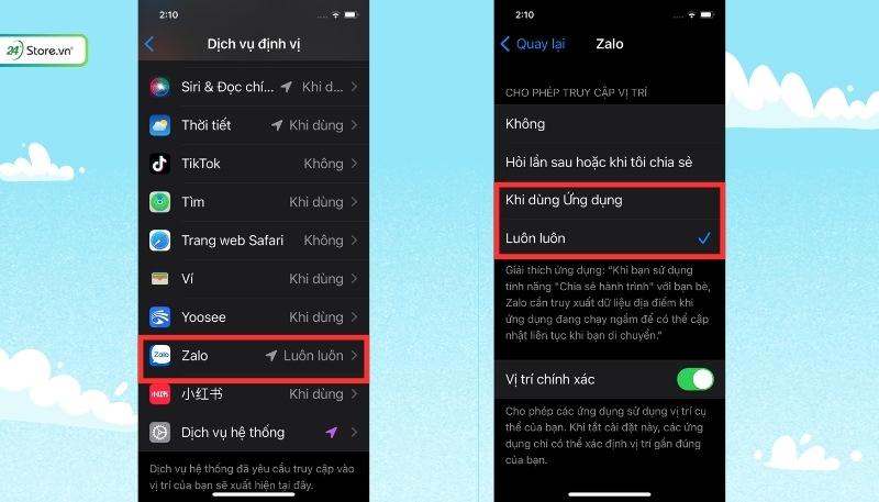 cách khắc phục zalo bị chặn tìm quanh đây