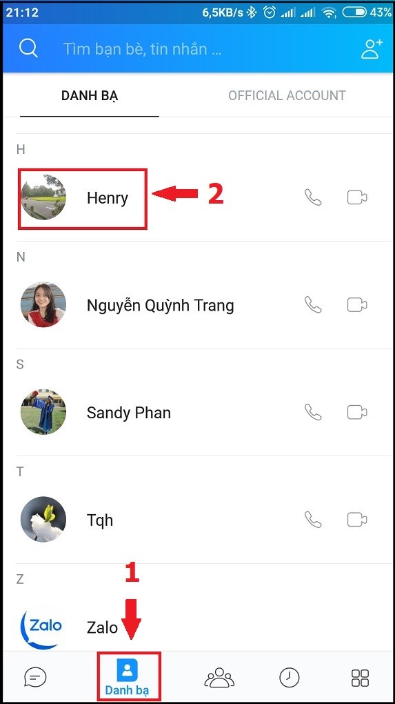 Làm thế nào để bỏ chặn trên Zalo